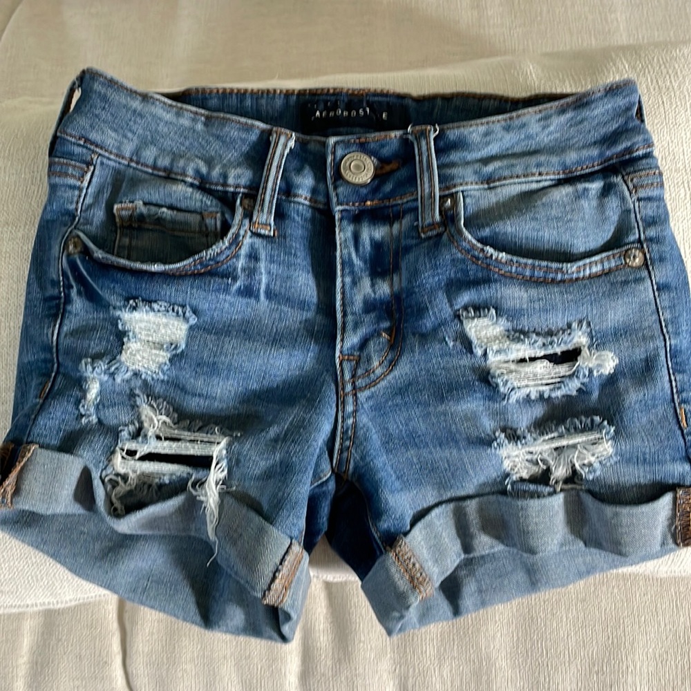 Aeropostale jean shorts— comfortable soft, stretchy denim!